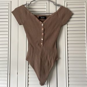 AKIRA Ribbed Bodysuit
